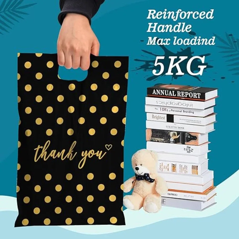 10 pcs Poly Mailers with Handle 10 X 13 Inch Premium Shipping Bags